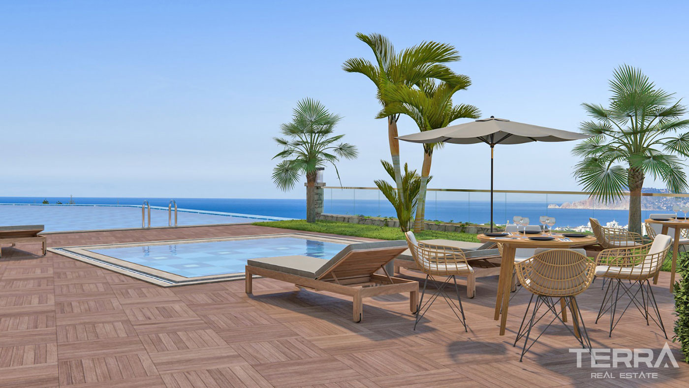Sea View Apartments in Kargıcak, Alanya with 5-star Hotel Amenities - 65150