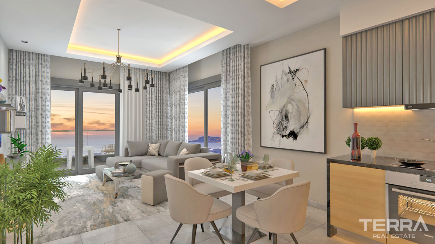 Sea View Apartments in Kargıcak, Alanya with 5-star Hotel Amenities - 65152