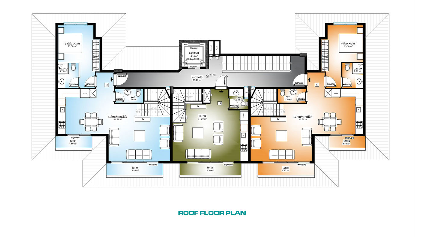 Sea View Apartments in Kargıcak, Alanya with 5-star Hotel Amenities - 65160