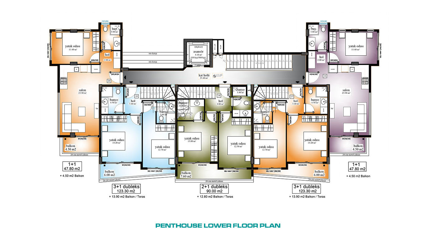 Sea View Apartments in Kargıcak, Alanya with 5-star Hotel Amenities - 65161