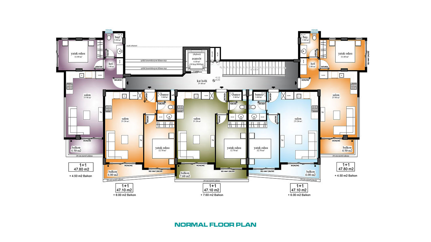Sea View Apartments in Kargıcak, Alanya with 5-star Hotel Amenities - 65162
