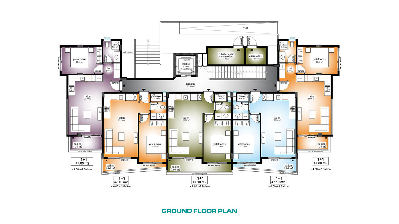 Sea View Apartments in Kargıcak, Alanya with 5-star Hotel Amenities - 65163