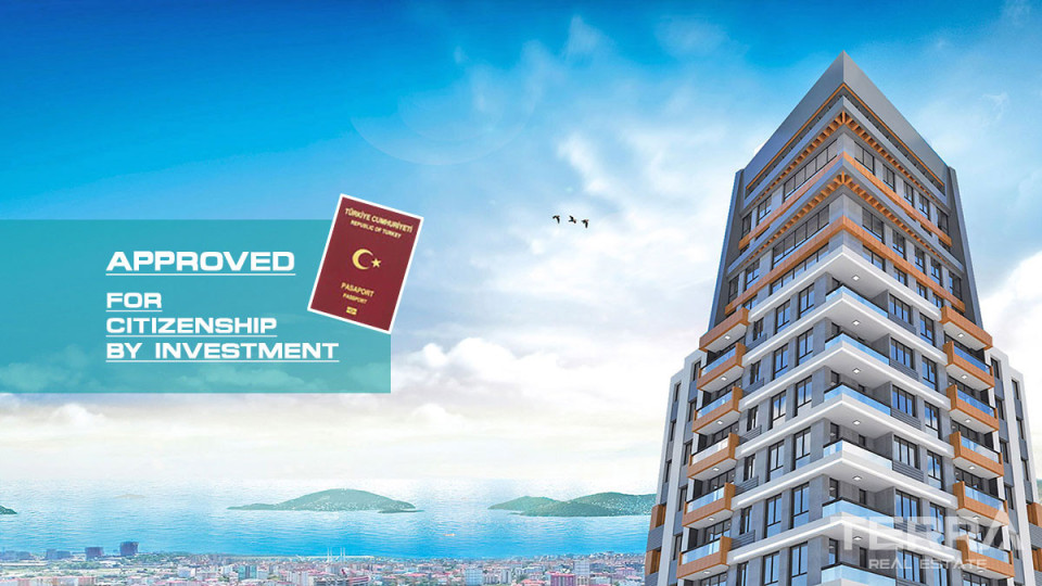 Centrally Located Apartments in Asfor Kartal, Istanbul with Sea View