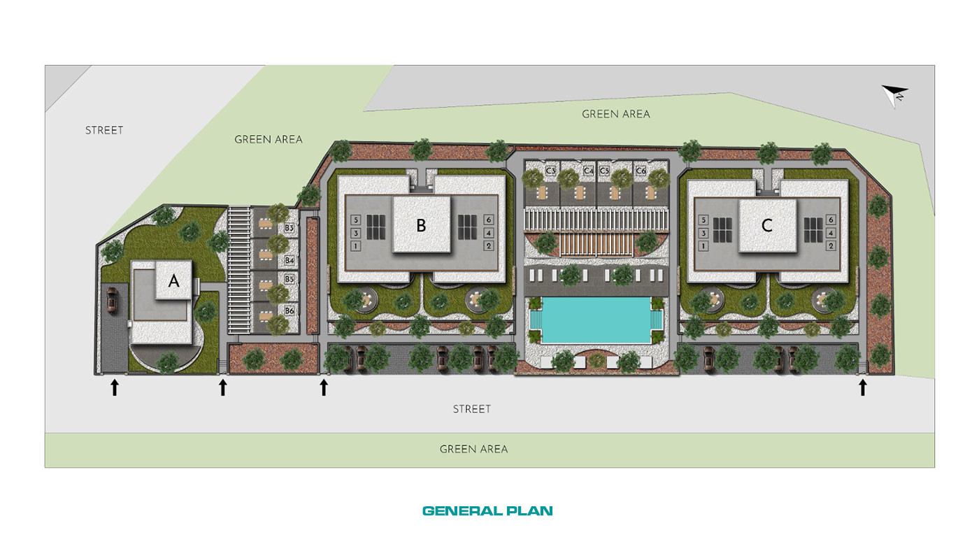 Modernly Designed Apartments in Side with Large Outdoor Pool - 65361