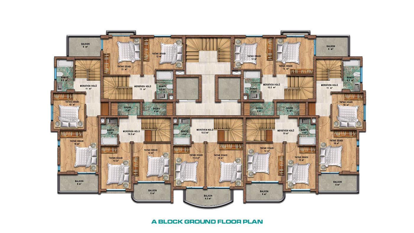 Elegantly Designed Flats in Türkler, Alanya with Panoramic Sea View - 65462