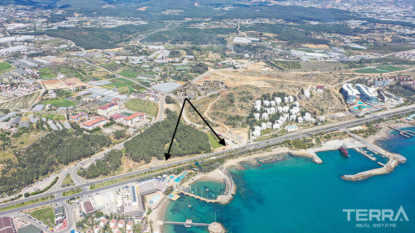 Elegantly Designed Flats in Türkler, Alanya with Panoramic Sea View - 94771