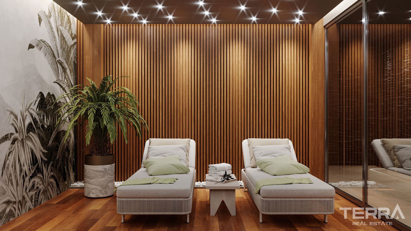 Elegantly Designed Flats in Türkler, Alanya with Panoramic Sea View - 94782