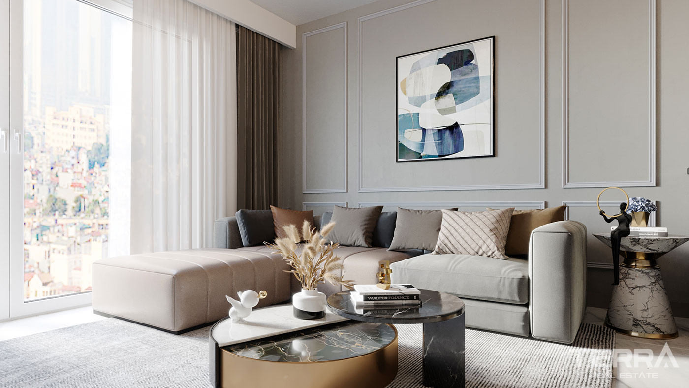 Elegantly Designed Flats in Türkler, Alanya with Panoramic Sea View - 94788