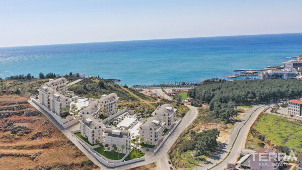 Elegantly Designed Flats in Türkler, Alanya with Panoramic Sea View