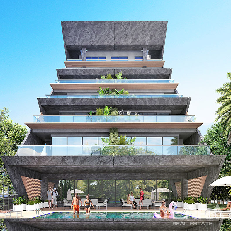 Seafront Apartments in Kargıcak, Alanya within an Exclusive Complex - 65480