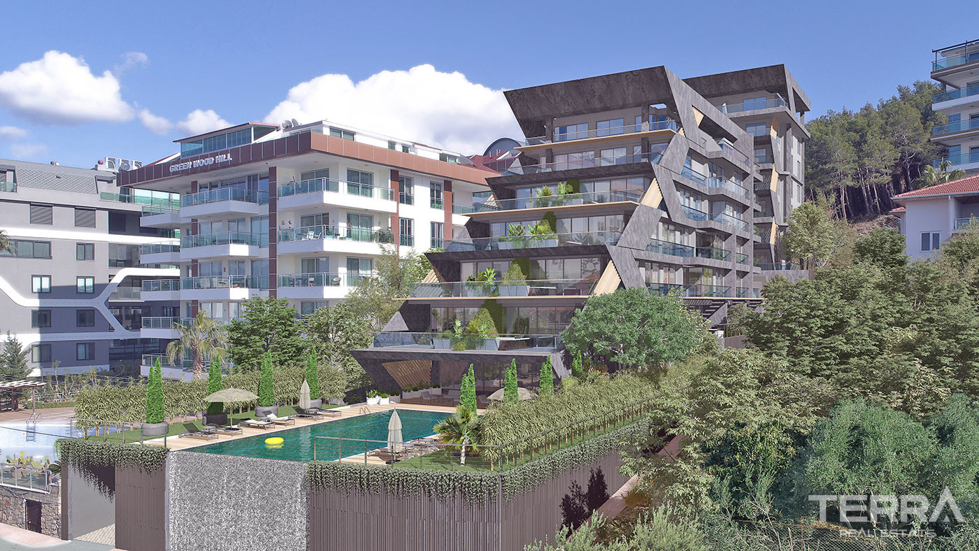 Seafront Apartments in Kargıcak, Alanya within an Exclusive Complex - 65497