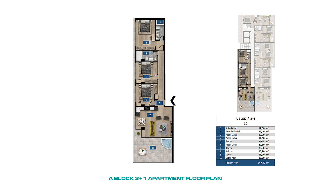Seafront Apartments in Kargıcak, Alanya within an Exclusive Complex - 65536