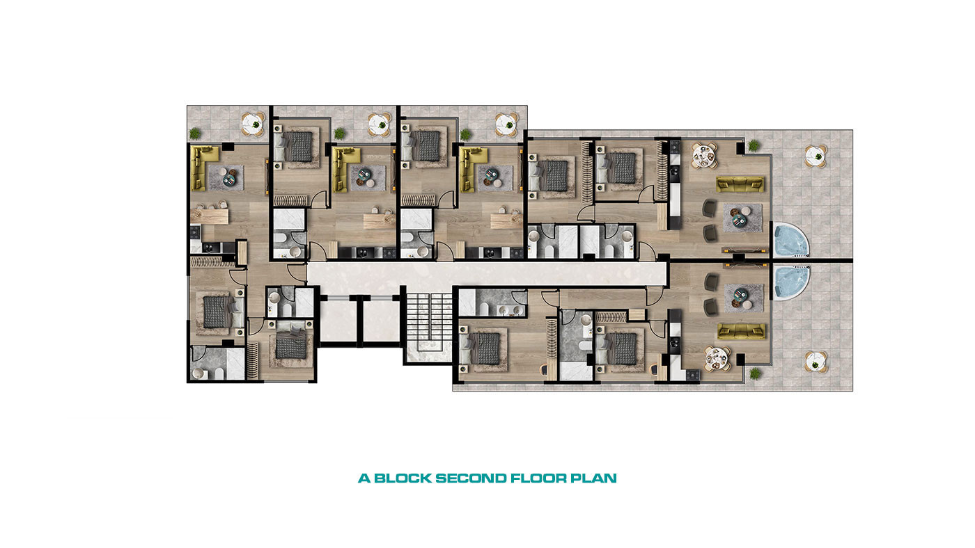 Seafront Apartments in Kargıcak, Alanya within an Exclusive Complex - 65594