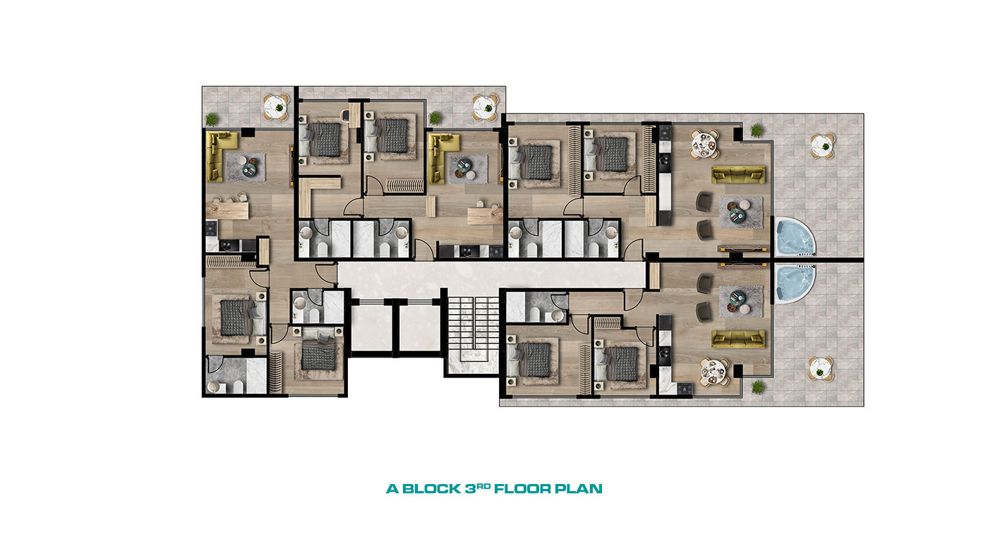 Seafront Apartments in Kargıcak, Alanya within an Exclusive Complex - 65597