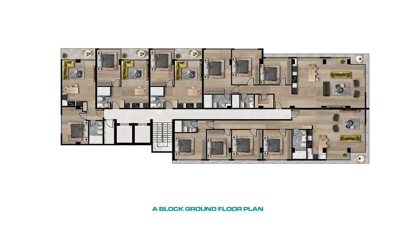 Seafront Apartments in Kargıcak, Alanya within an Exclusive Complex - 65598