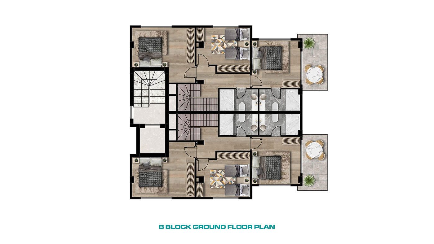Seafront Apartments in Kargıcak, Alanya within an Exclusive Complex - 65604