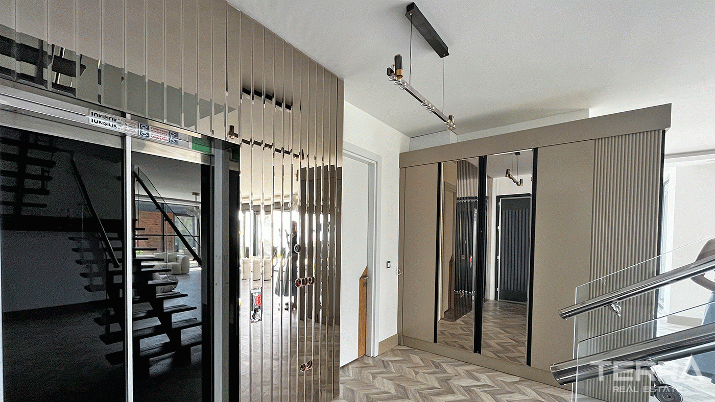 Modern Furnished Villas in Tepe, Alanya with Sea and Castle Views - 97427