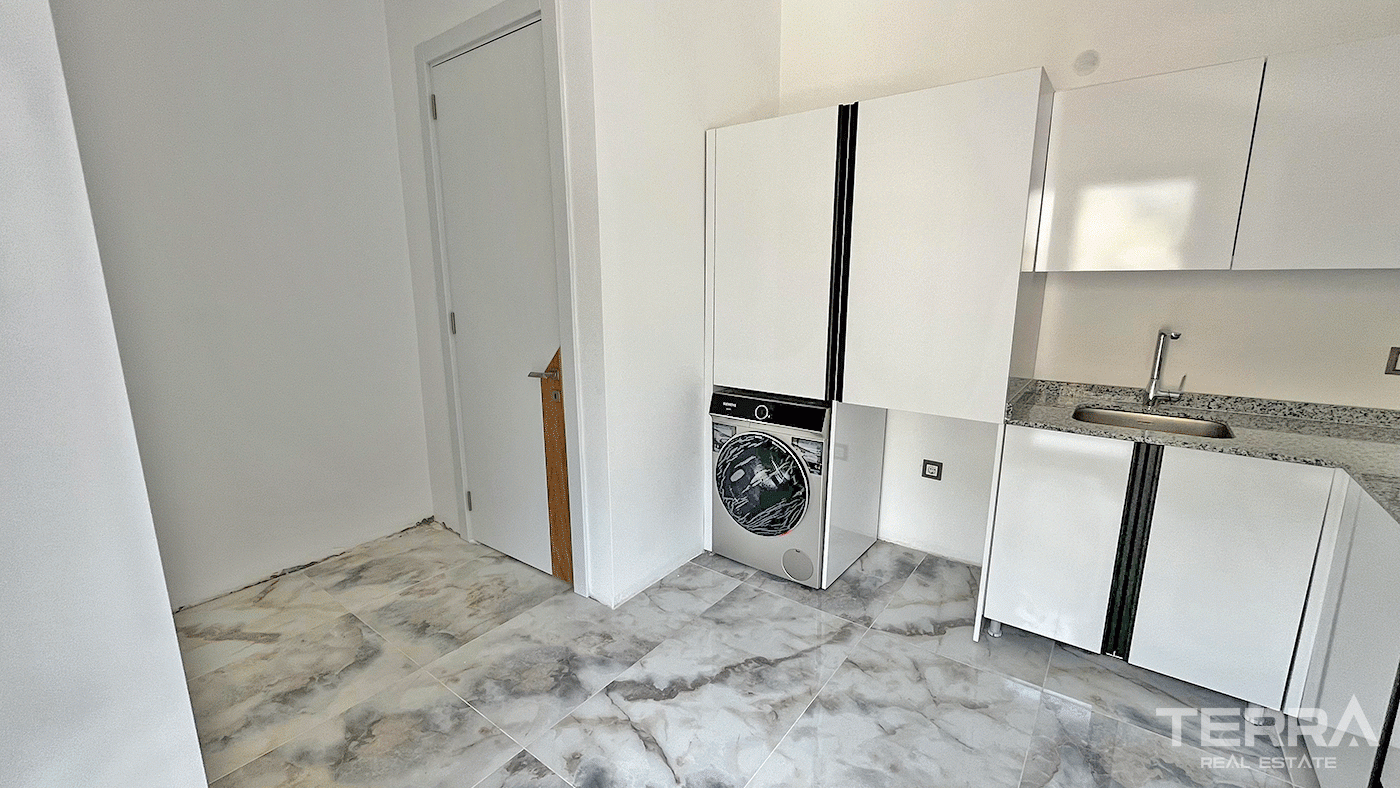 Modern Furnished Villas in Tepe, Alanya with Sea and Castle Views - 97448