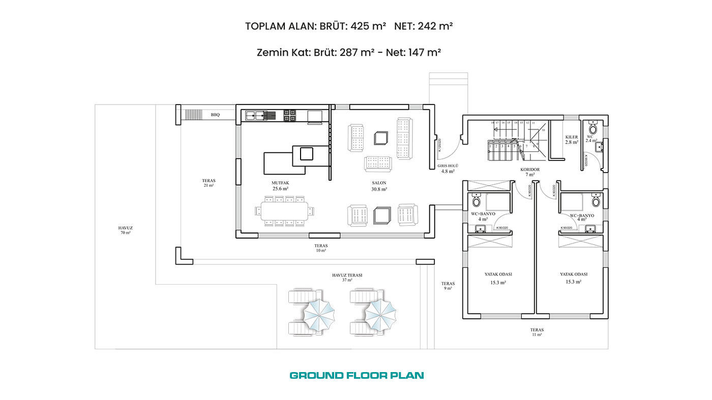 Luxury Villas in Cyprus Close to the Beach and Airport - 66051