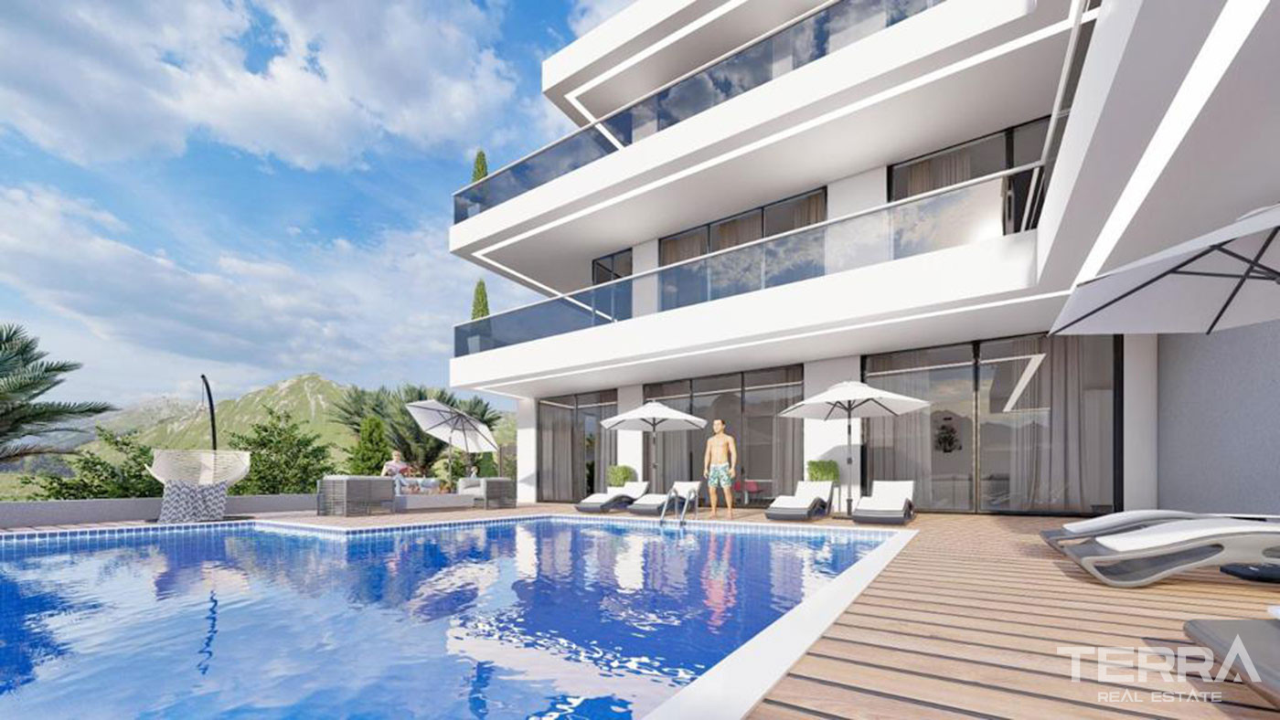 Panoramic Sea View Villa in Bektaş, Alanya with Private Infinity Pool - 66153