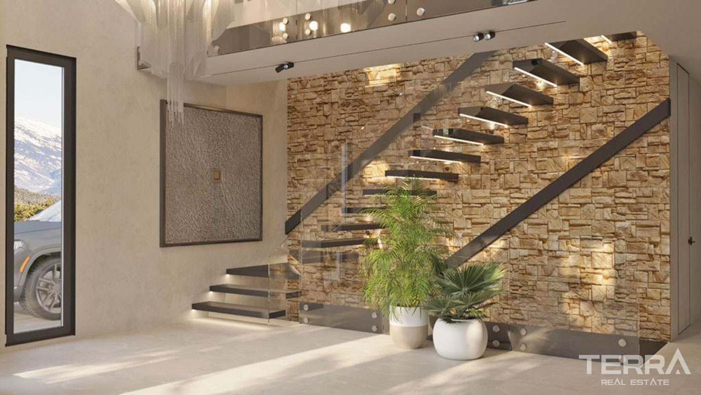 Panoramic Sea View Villa in Bektaş, Alanya with Private Infinity Pool - 66167