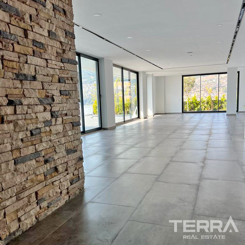 Panoramic Sea View Villa in Bektaş, Alanya with Private Infinity Pool - 75074