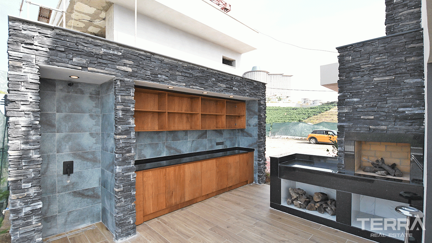 Luxury Design Private Villas in Kargıcak, Alanya with Sea View - 97867