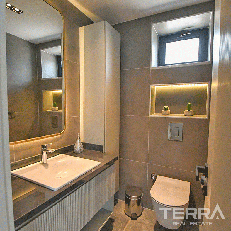 Luxury Design Private Villas in Kargıcak, Alanya with Sea View - 97875