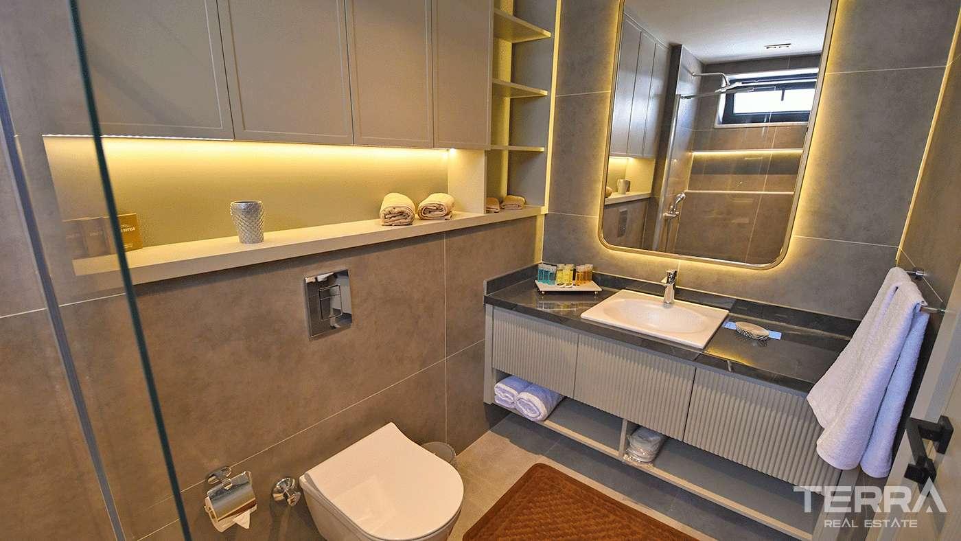 Luxury Design Private Villas in Kargıcak, Alanya with Sea View - 97878