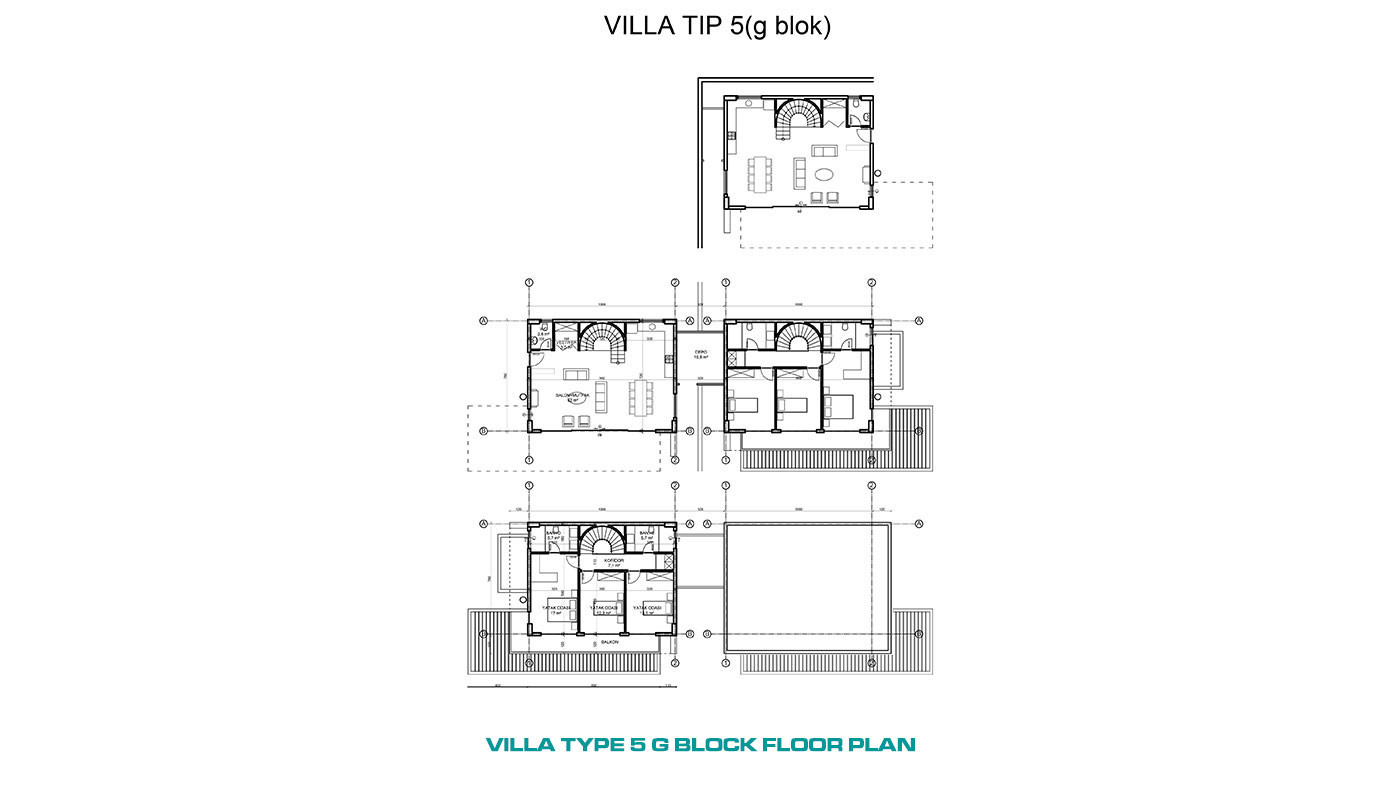 Luxury Design Private Villas in Kargıcak, Alanya with Sea View - 66220