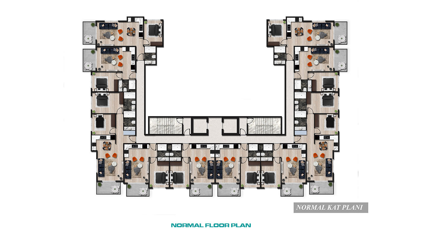 Brand New Luxury Alanya Apartments Close to the Beach in Avsallar - 66245