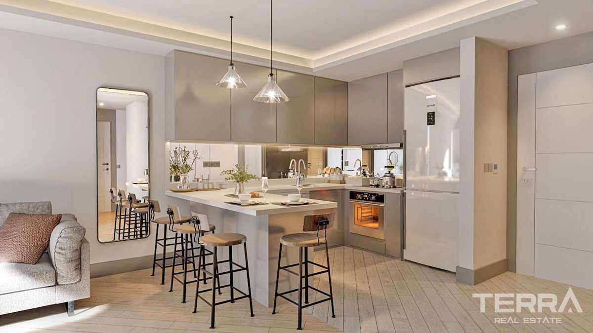 Luxury Apartments Close to the Beach and Airport in Antalya, Altıntaş - 66291