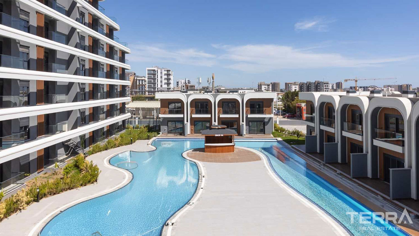 1 Bedroom Apartments with 5 Star Hotel Concept in Antalya, Altıntaş - 104355