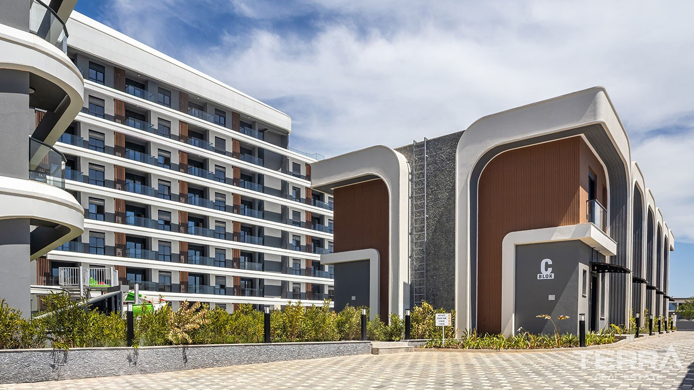 1 Bedroom Apartments with 5 Star Hotel Concept in Antalya, Altıntaş - 104354