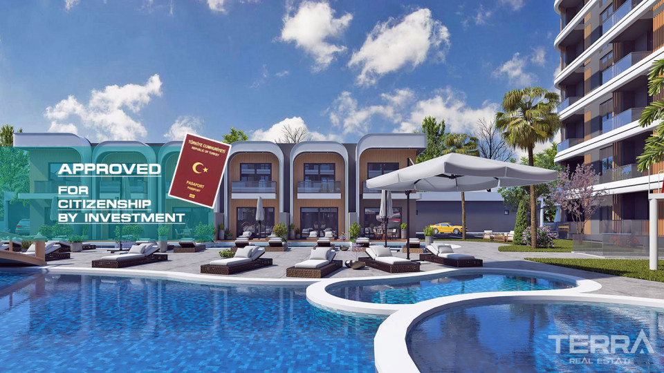 2+1 Townhouses with Private Access to the Pool in Antalya, Altıntaş