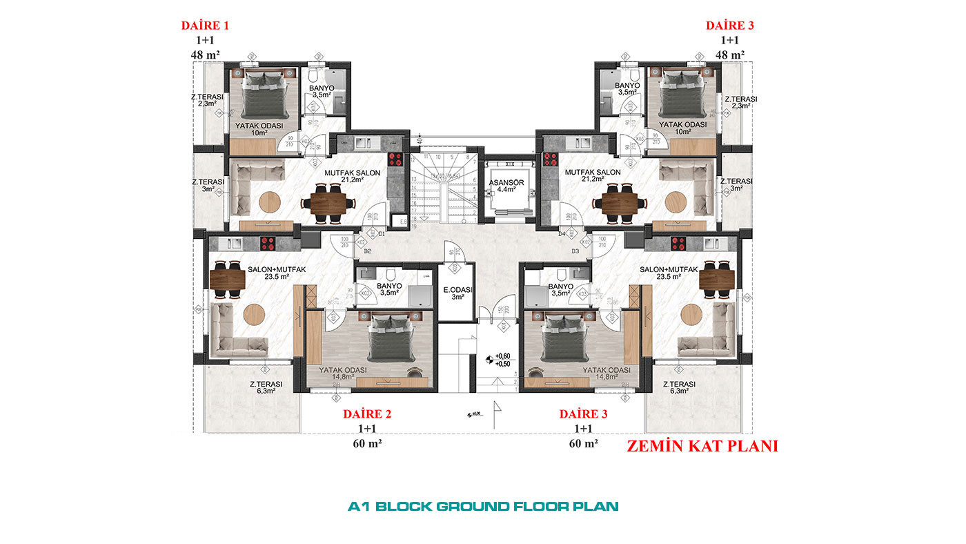 Investment Apartments in Luxury Complex with Swimming Pool - 66761