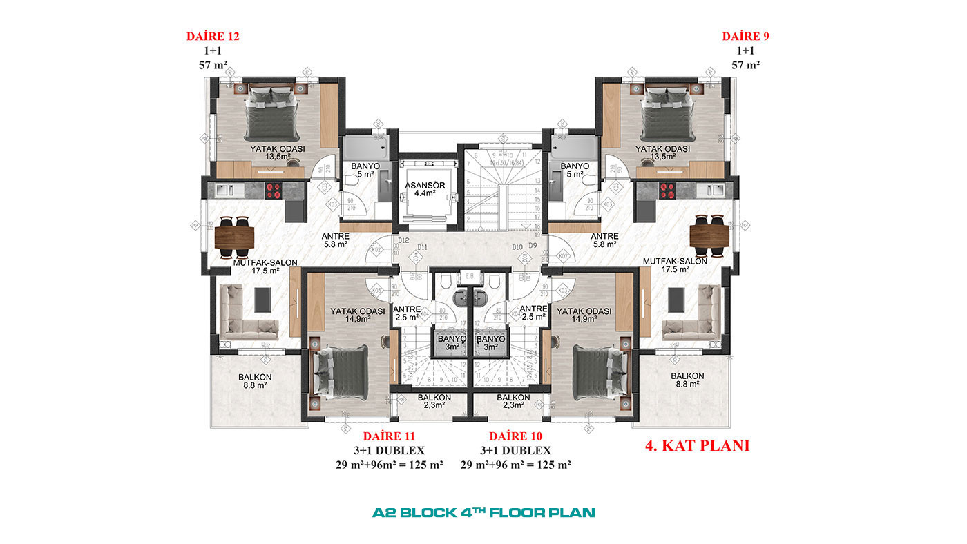 Investment Apartments in Luxury Complex with Swimming Pool - 66763