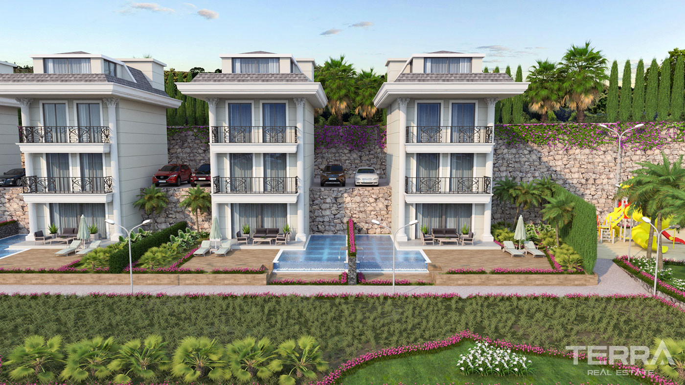 Luxurious Villas with Panoramic Views and Spacious Interiors in Alanya - 94619