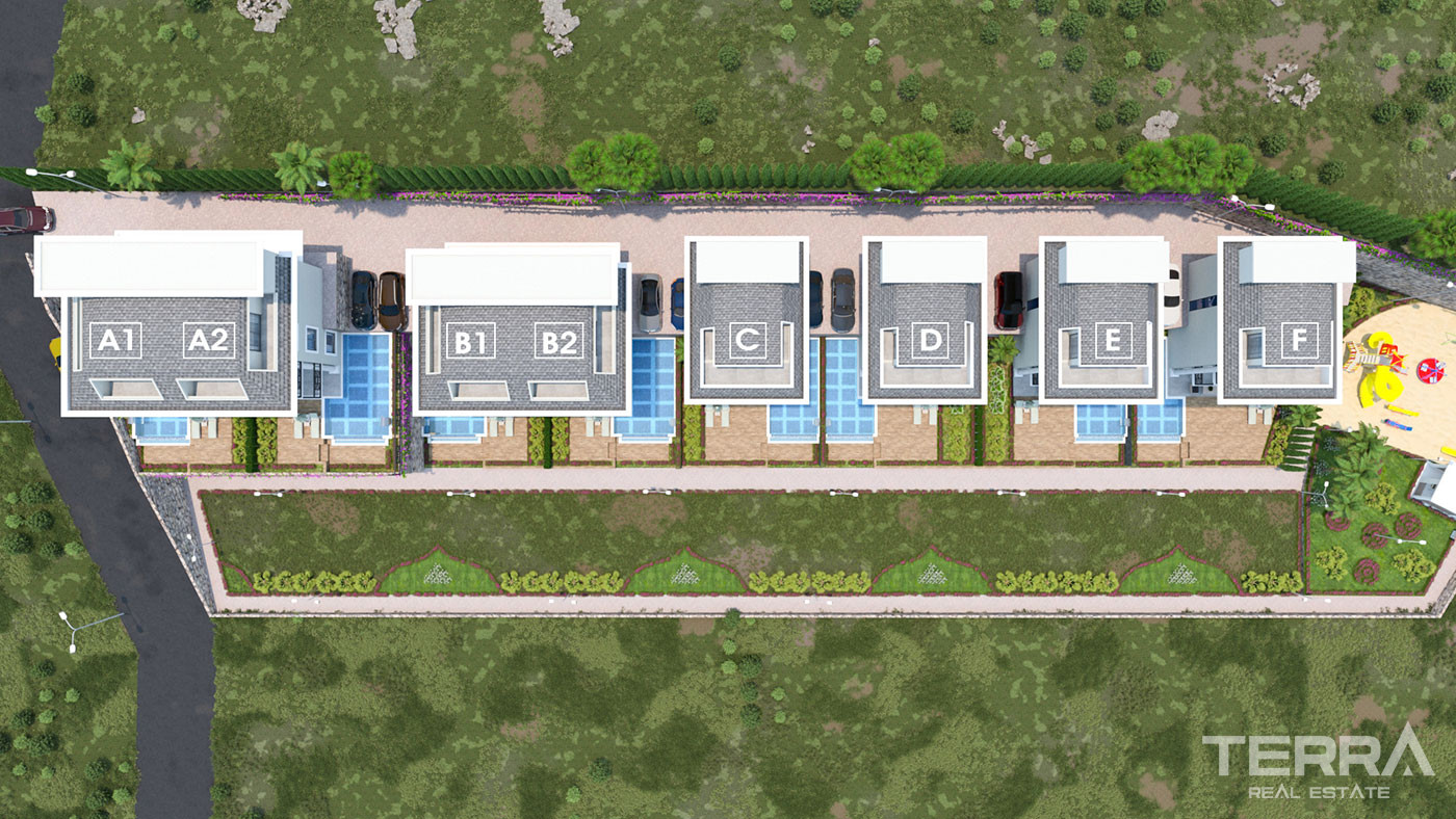 Luxurious Villas with Panoramic Views and Spacious Interiors in Alanya - 94621