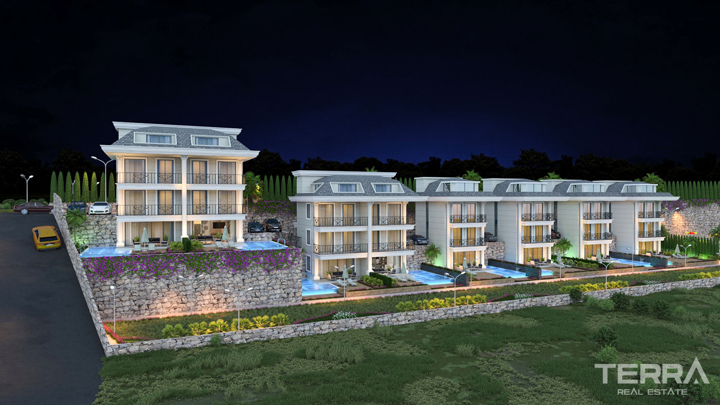 Luxurious Villas with Panoramic Views and Spacious Interiors in Alanya - 94630