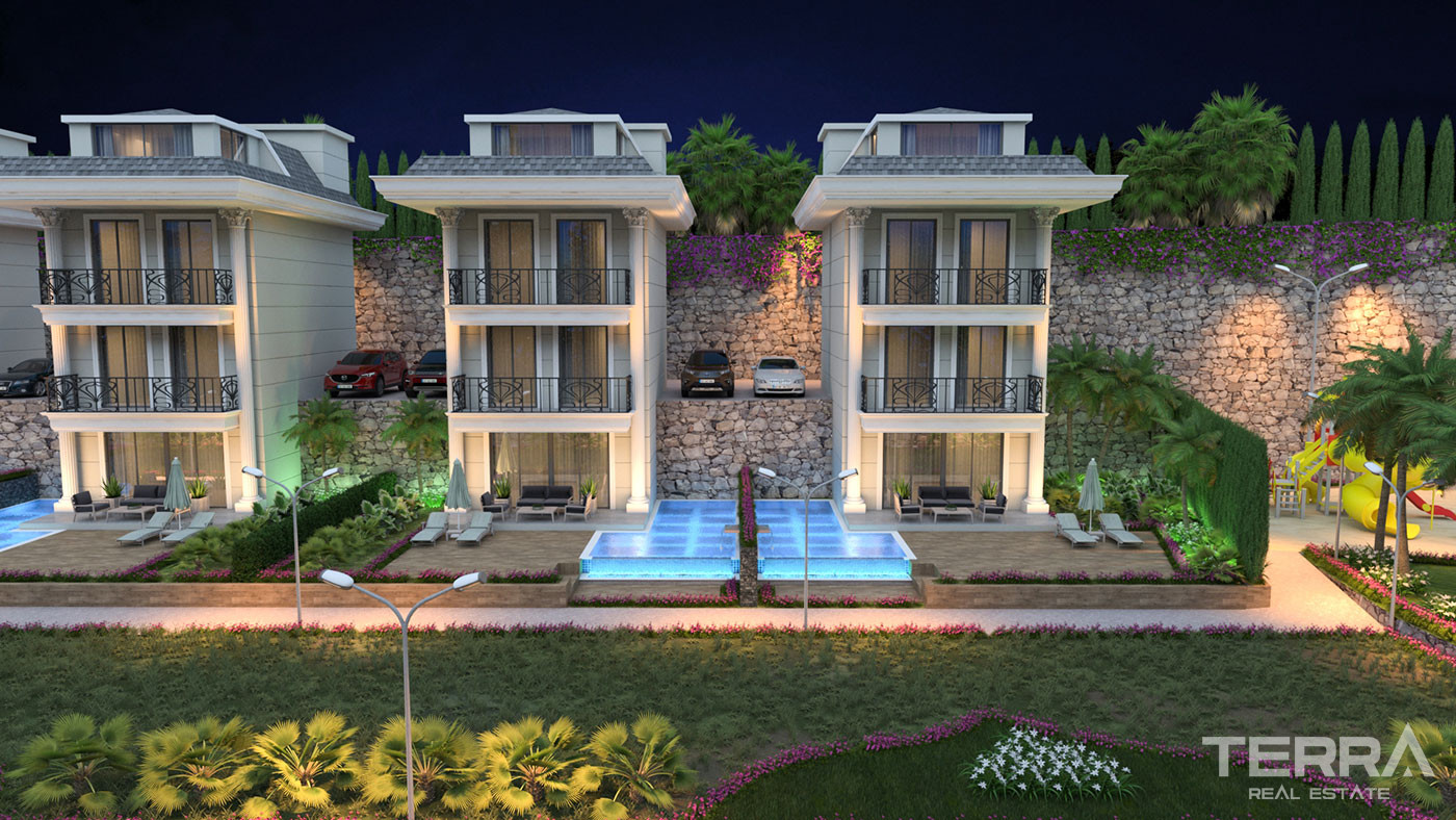 Luxurious Villas with Panoramic Views and Spacious Interiors in Alanya - 94632