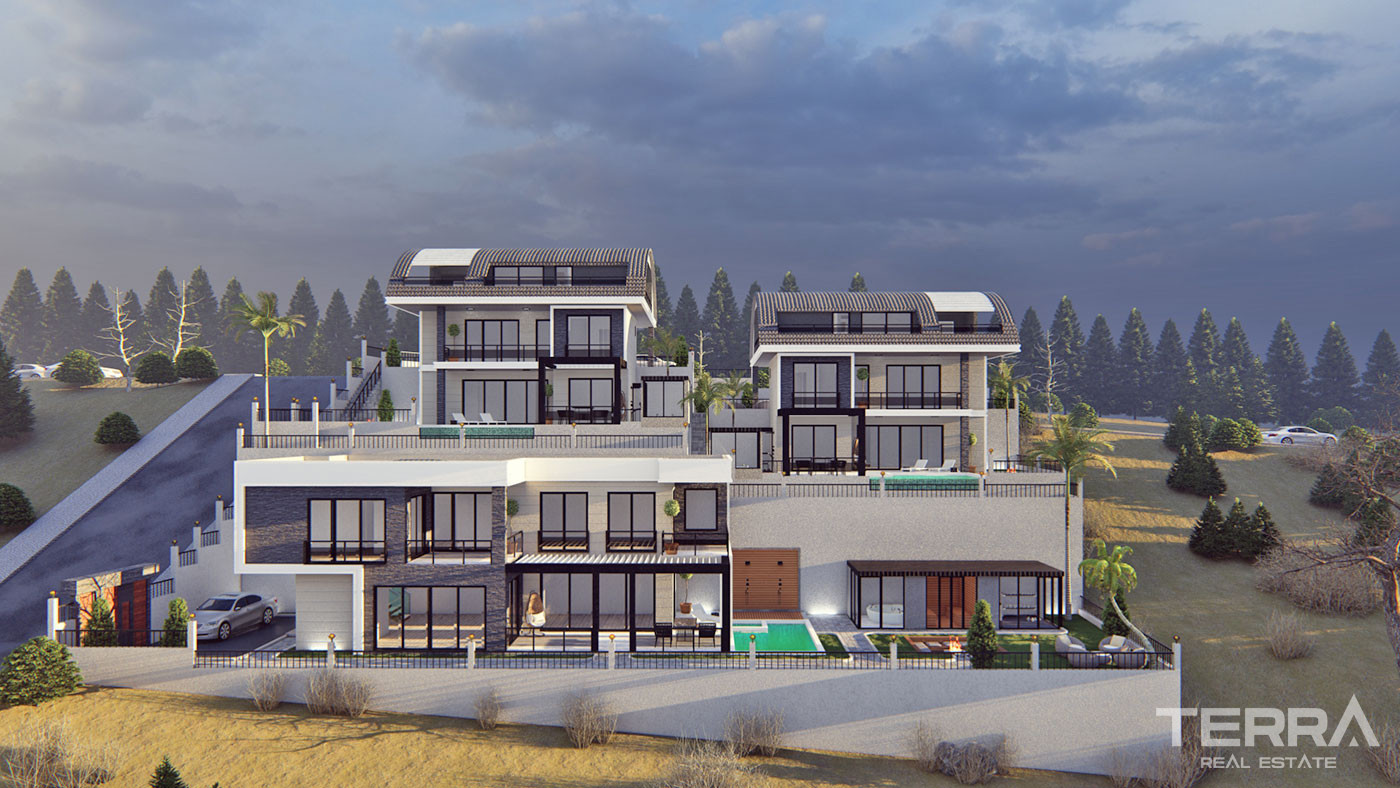Luxury Villas with Private Pool in Alanya, Bektaş - 67117
