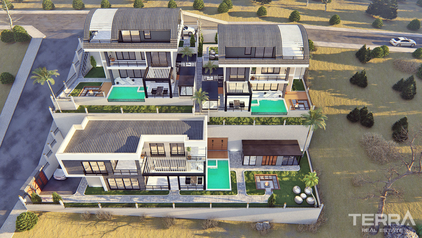 Luxury Villas with Private Pool in Alanya, Bektaş - 67120