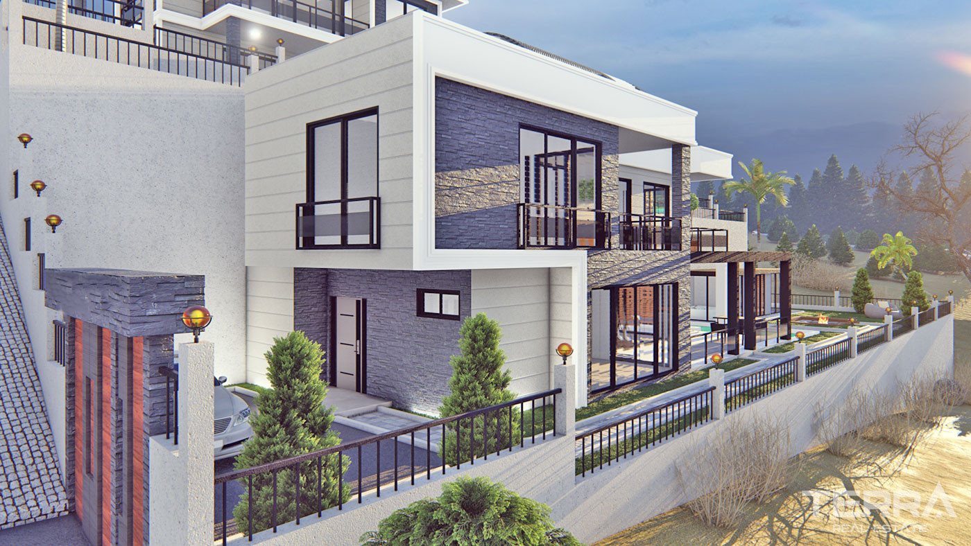 Luxury Villas with Private Pool in Alanya, Bektaş - 67128