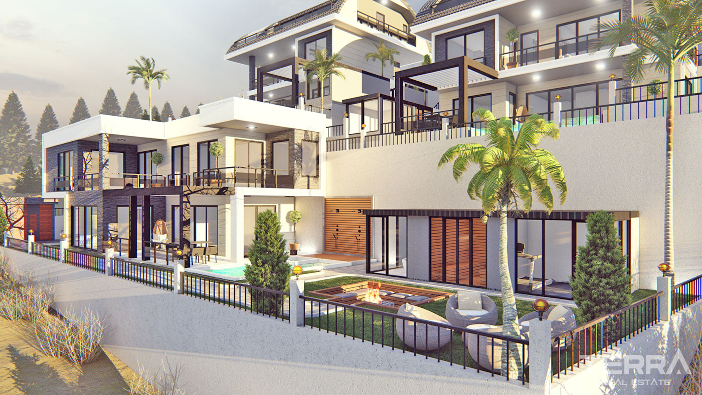 Luxury Villas with Private Pool in Alanya, Bektaş - 67131