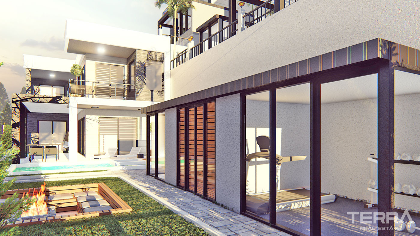 Luxury Villas with Private Pool in Alanya, Bektaş - 67132