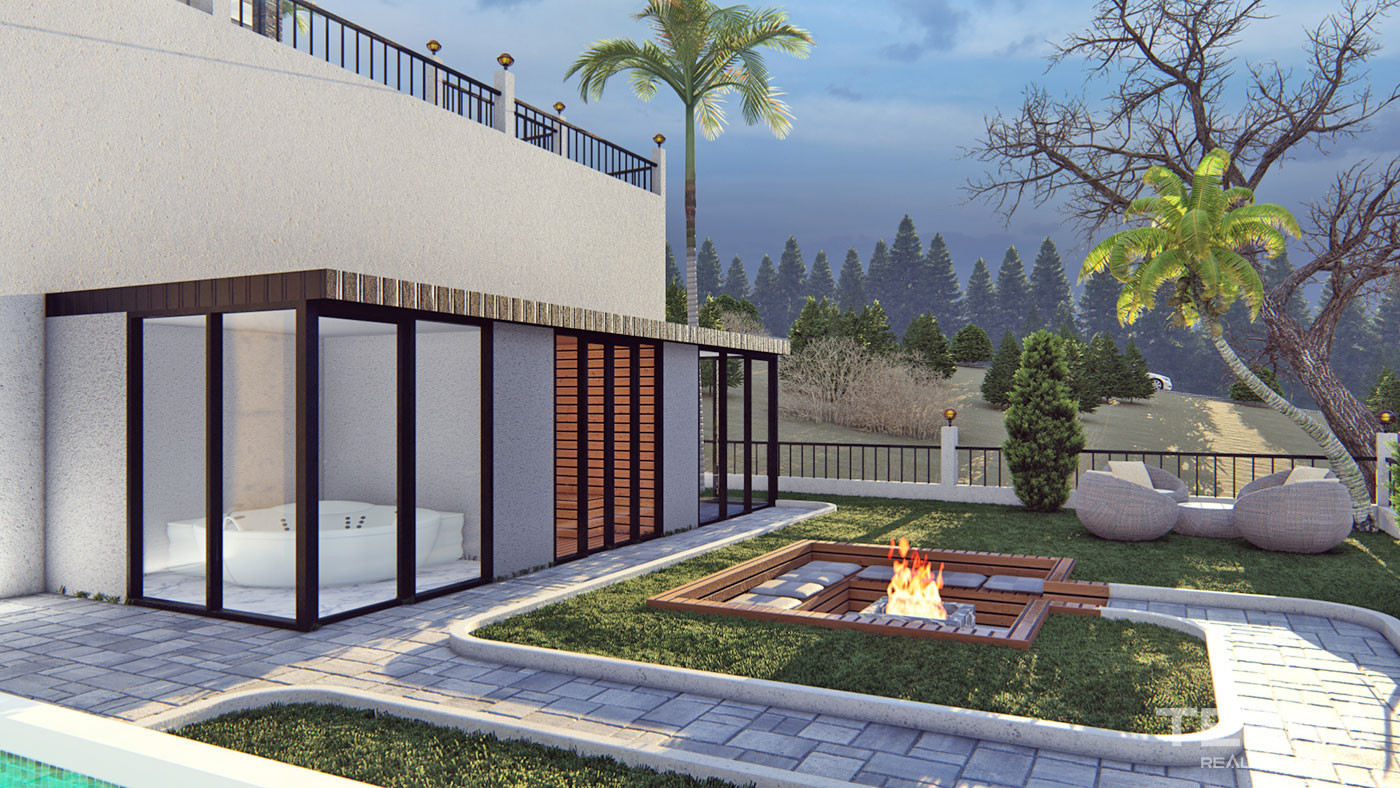 Luxury Villas with Private Pool in Alanya, Bektaş - 67133