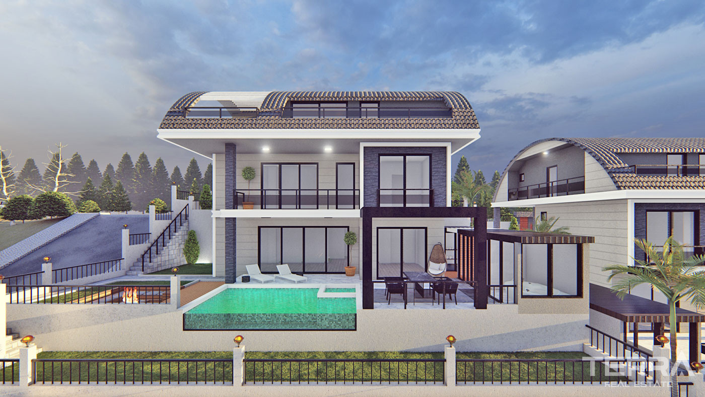 Luxury Villas with Private Pool in Alanya, Bektaş - 67140