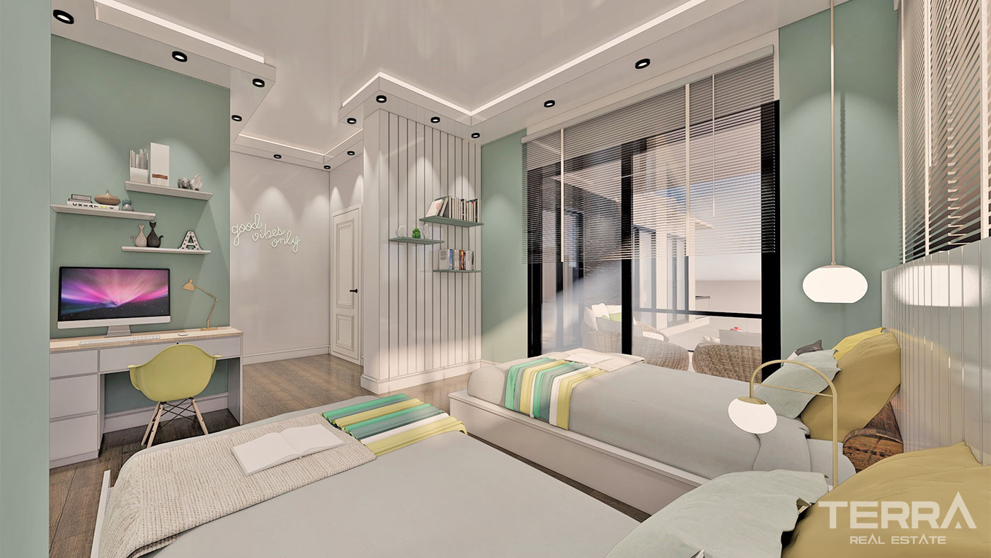 Luxury Villas with Private Pool in Alanya, Bektaş - 67197
