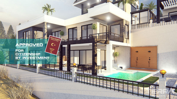 Luxury Villas with Private Pool in Alanya, Bektaş